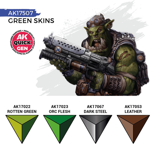 AK Quick Gen. Set: GREEN SKINS