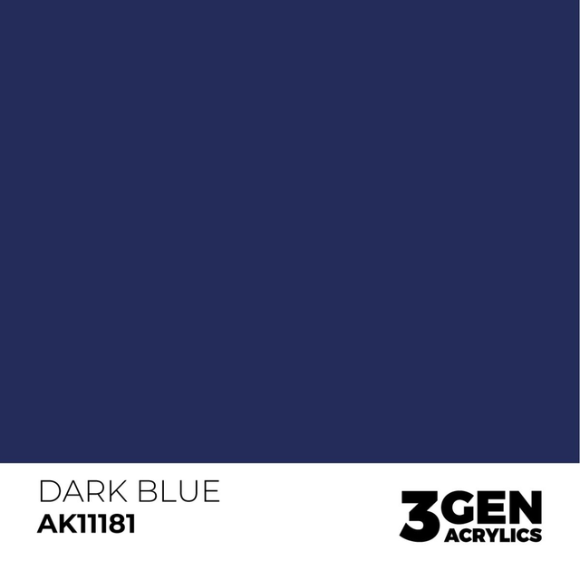3rd Gen. Acrylics 181 Dark Blue