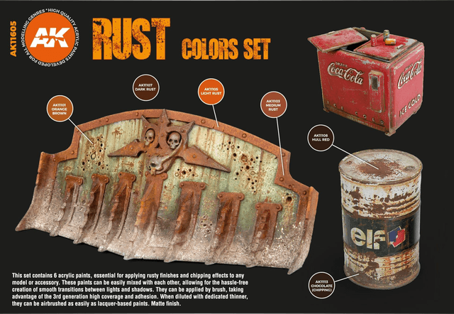 AK 3rd Gen Paintset: RUST AND ABANDONED