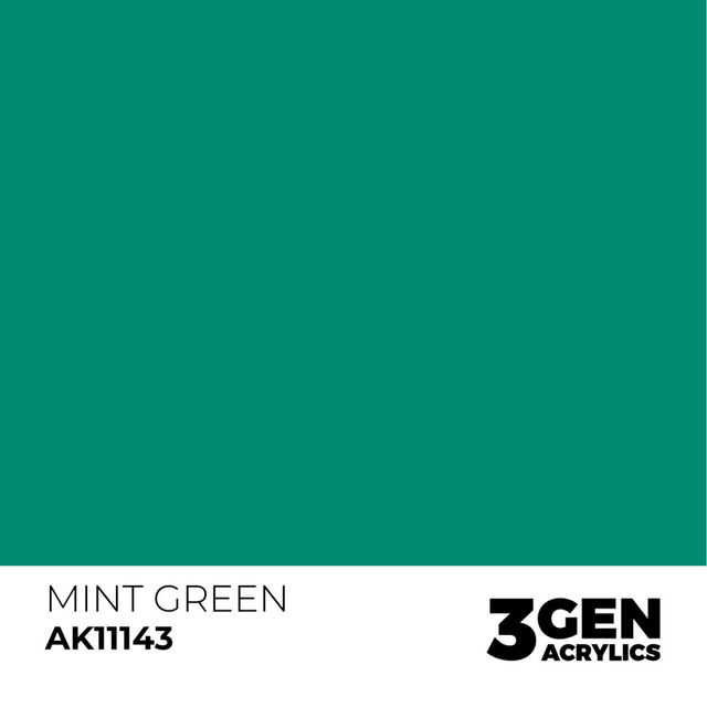 3rd Gen. Acrylics 143 Mint Green