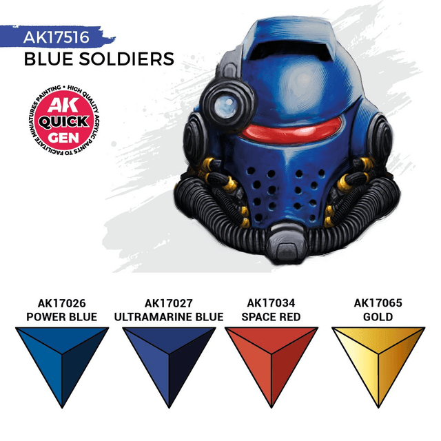 AK Quick Gen. Set: BLUE SOLDIERS