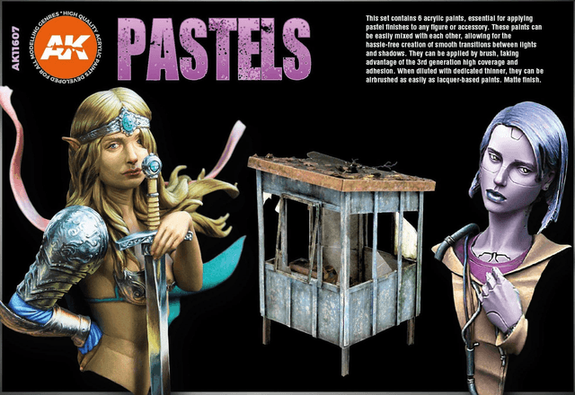 AK 3rd Gen Paintset: PASTELS COLORS SET