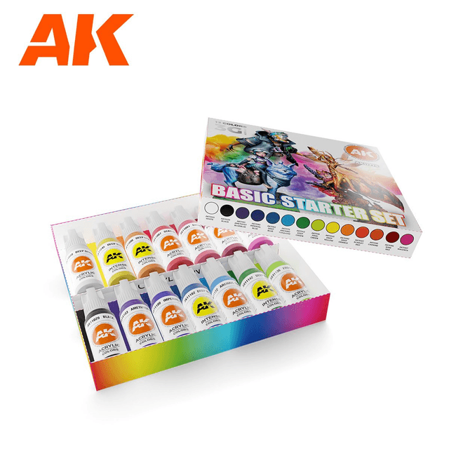 AK 3rd Gen Paintset: BASIC STARTER SET 