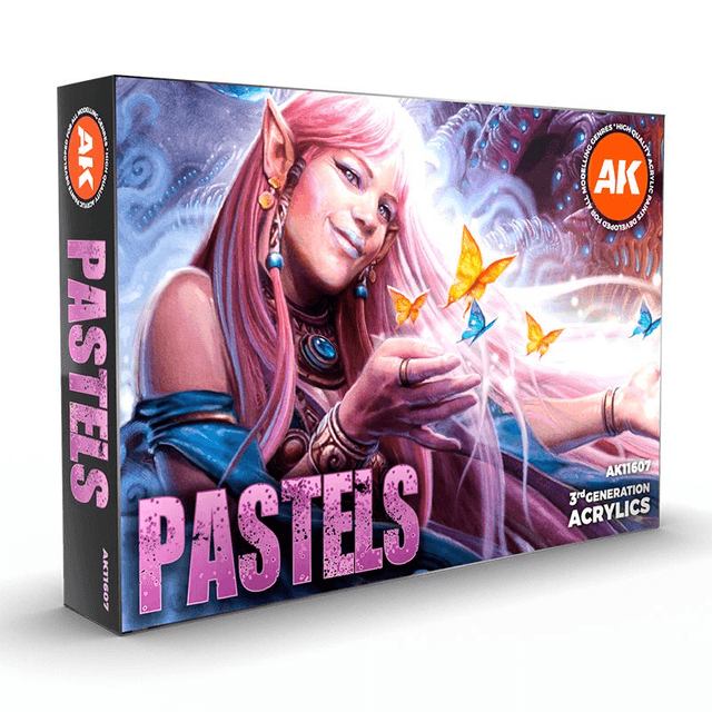 AK 3rd Gen Paintset: PASTELS COLORS SET