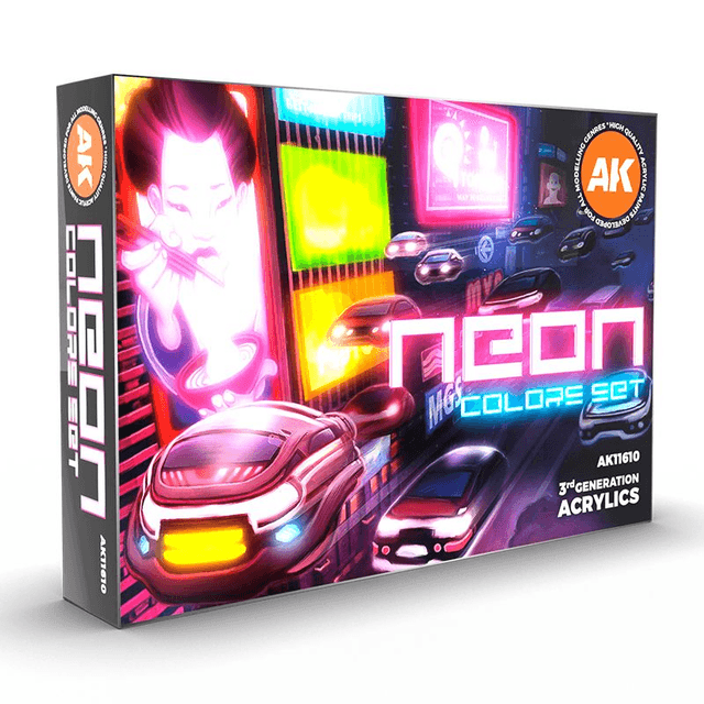 AK 3rd Gen Paintset: NEON COLORS SET