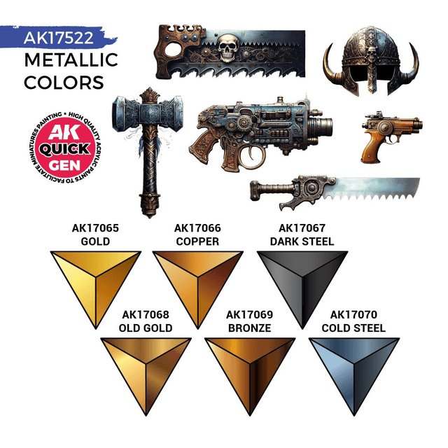 AK Quick Gen. Set: METALLICS