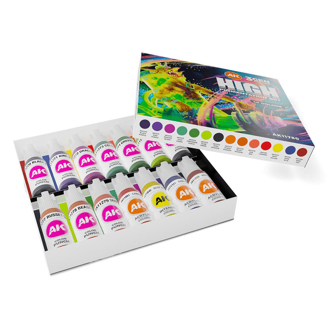 AK 3rd Gen Paintset: HIGH PIGMENTATION SET