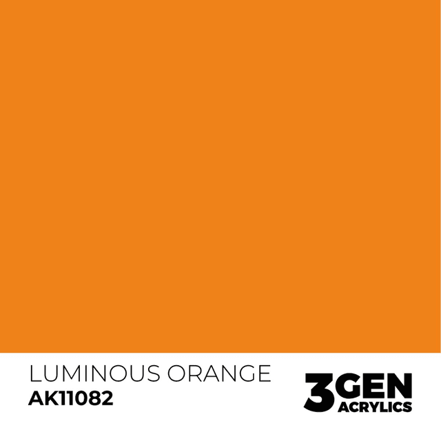 3rd Gen. Acrylics 82 Luminous Orange