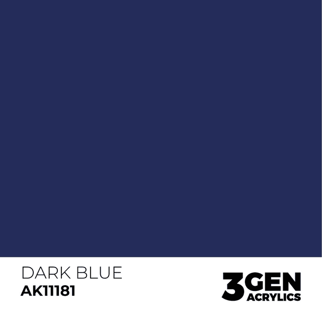 3rd Gen. Acrylics 181 Dark Blue