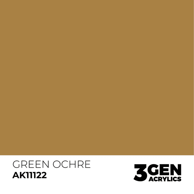 3rd Gen. Acrylics 122 Green Ochre
