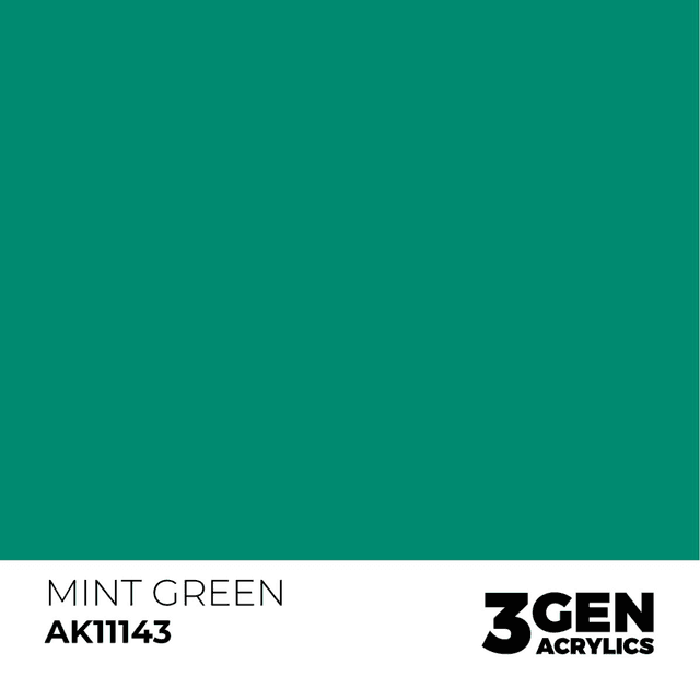 3rd Gen. Acrylics 143 Mint Green