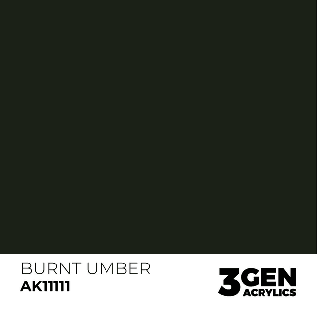 3rd Gen. Acrylics 111 Burned Umber