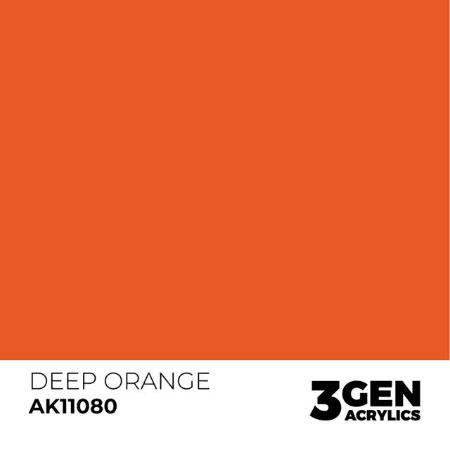 3rd Gen. Acrylics 80 Deep Orange