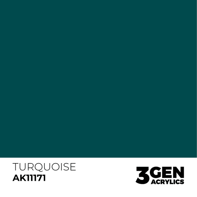 3rd Gen. Acrylics 171 Turquoise