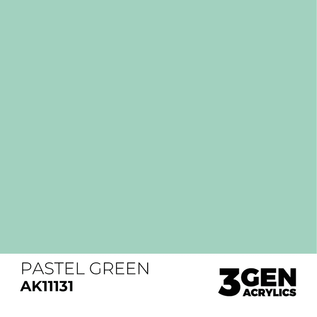 3rd Gen. Acrylics 131 Pastel Green