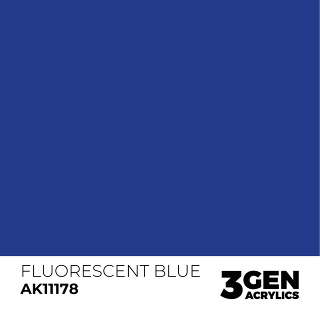 3rd Gen. Acrylics 178 Fluorescent Blue