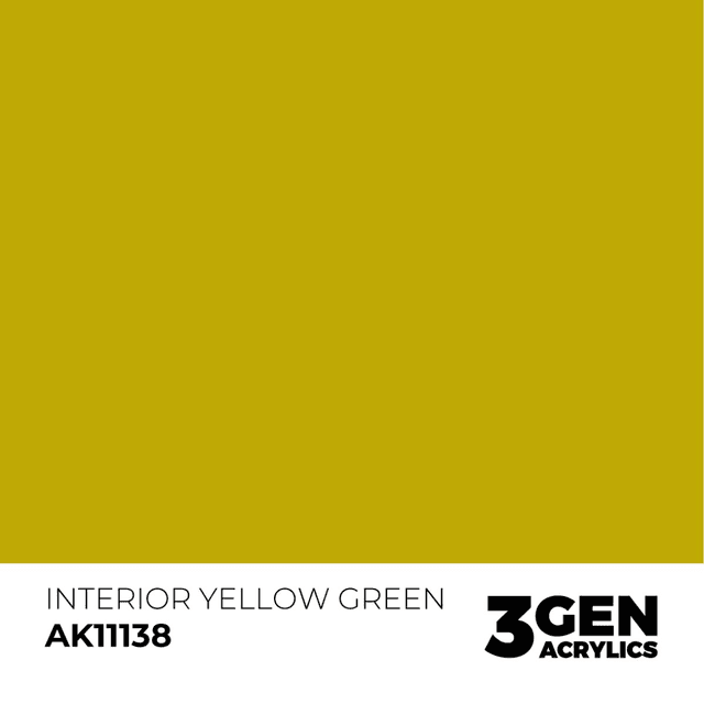 3rd Gen. Acrylics 138 Interior Yellow Green