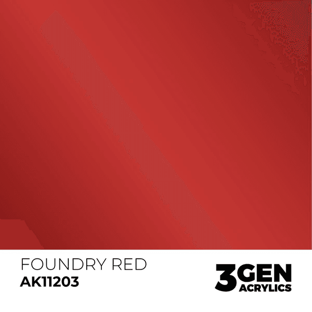 3rd Gen. Acrylics 203 Foundry Red