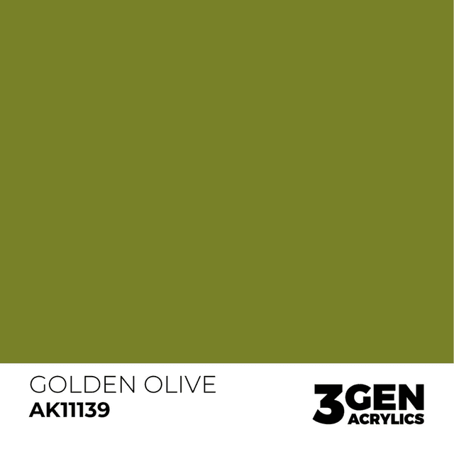 3rd Gen. Acrylics 139 Golden Olive
