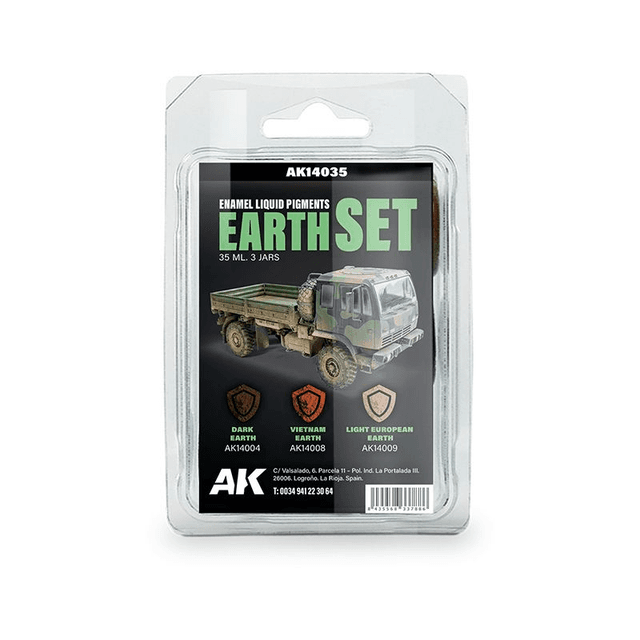 EARTH SET – ENAMEL LIQUID PIGMENT