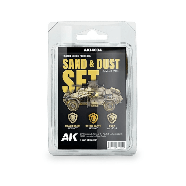 SAND &amp; DUST SET – ENAMEL LIQUID PIGMENT