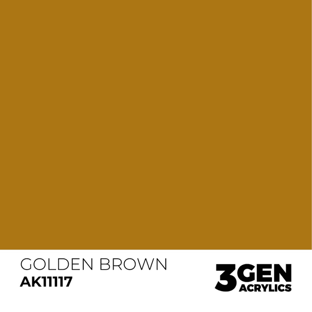 3rd Gen. Acrylics 117 Golden Brown