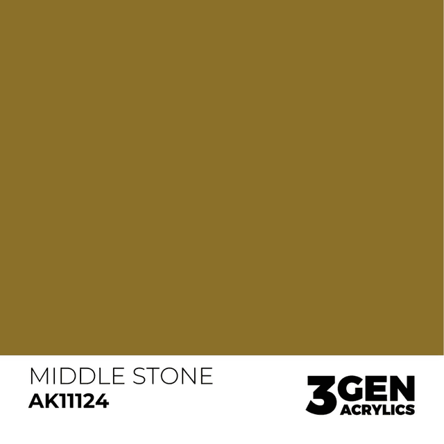 3rd Gen. Acrylics 124 Middle Stone