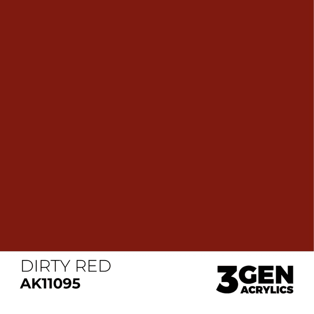 3rd Gen. Acrylics 95 Dirty Red