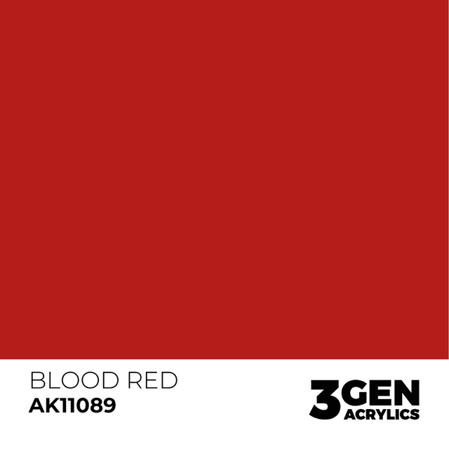 3rd Gen. Acrylics 89 Blood Red