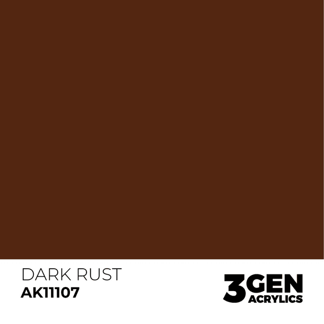 3rd Gen. Acrylics 107 Dark Rust