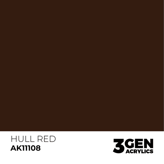 3rd Gen. Acrylics 108 Hull Red