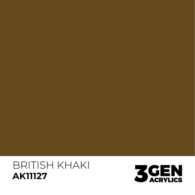 3rd Gen. Acrylics 127 British Khaki