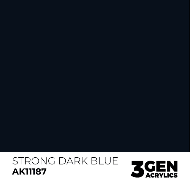 3rd Gen. Acrylics 187 Strong Dark Blue
