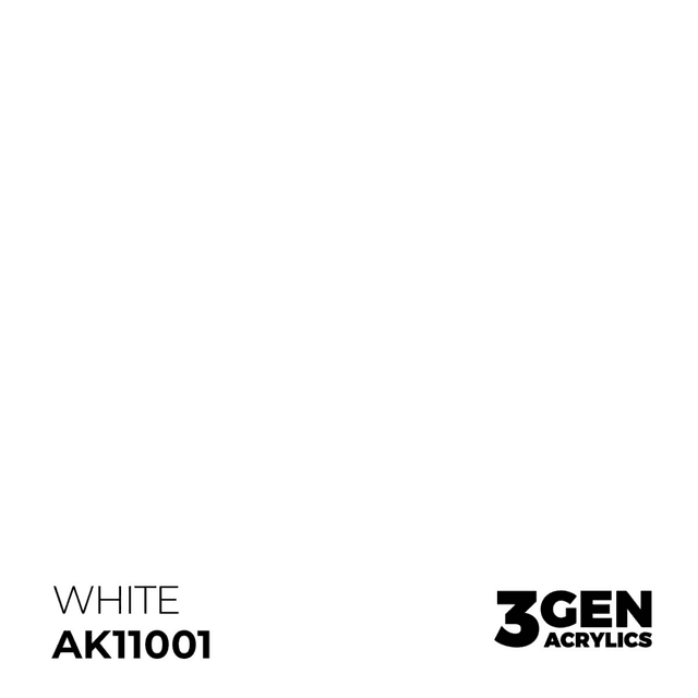 3rd Gen. Acrylics 01 White