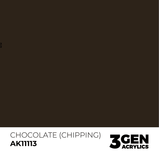 3rd Gen. Acrylics 113 Chocolate (Chipping)